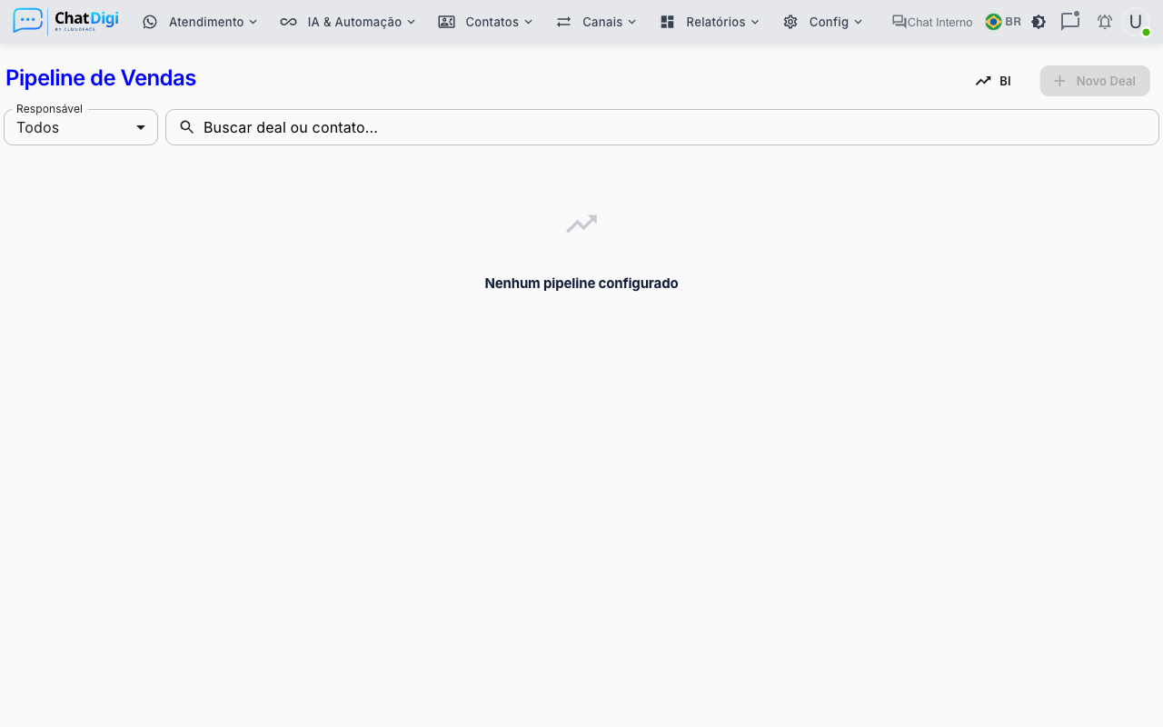 Modal de encerramento do deal